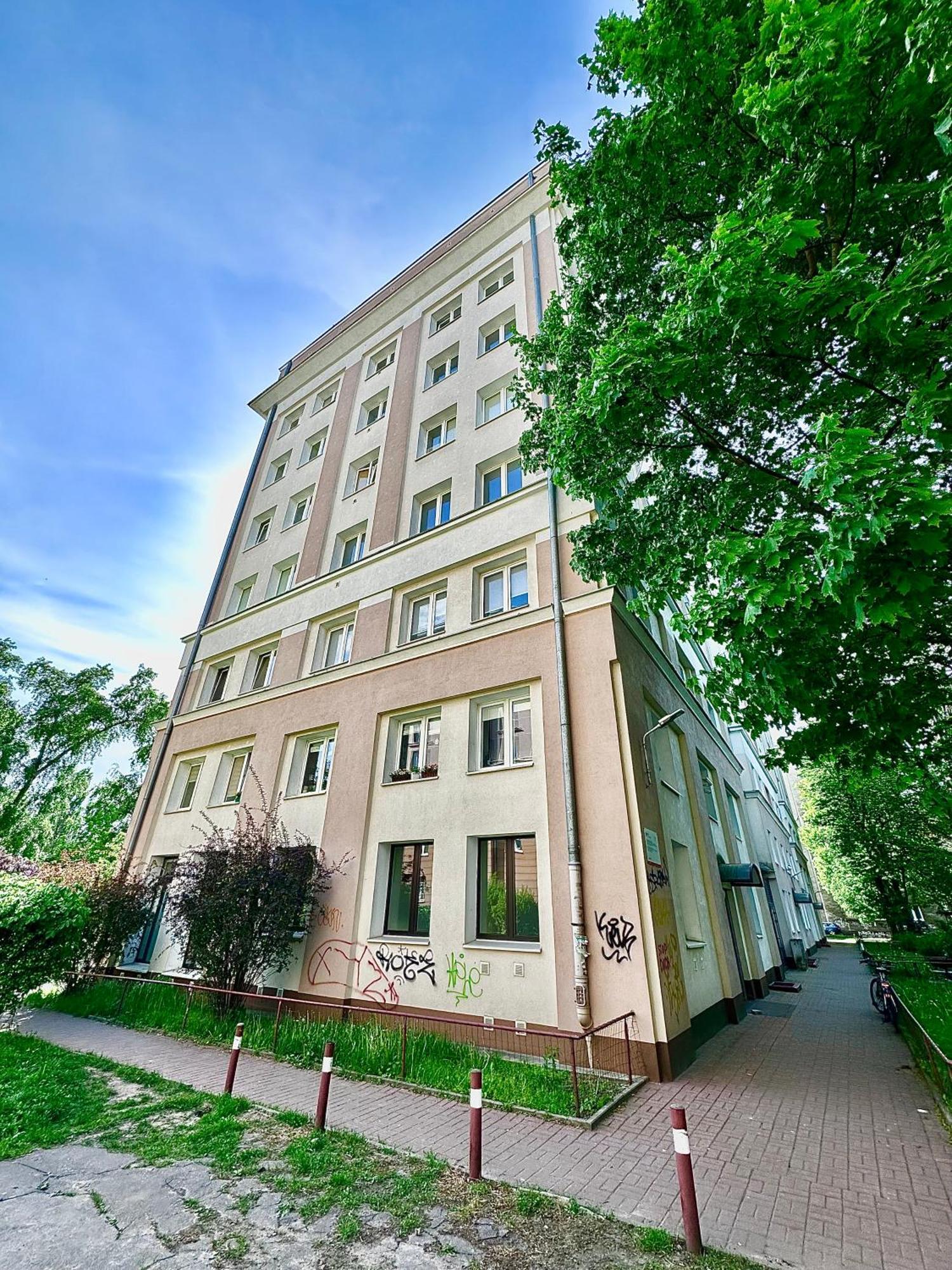 Apartament Blisko Centrum Daire Varşova Dış mekan fotoğraf